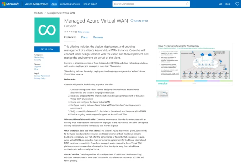 Azure virtual WAN